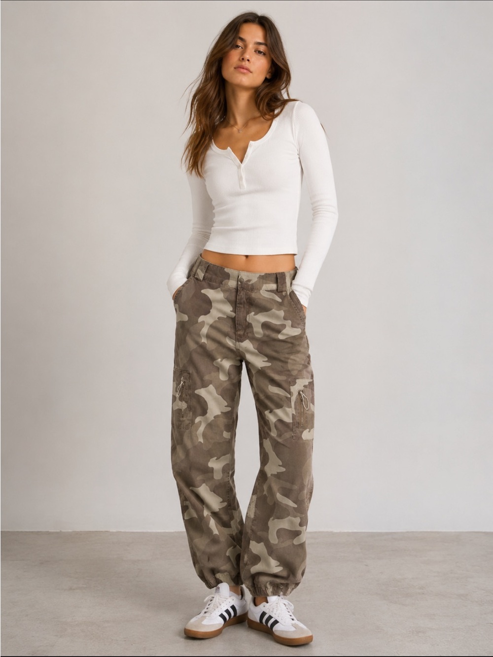 Hollister Camo Cargo Pants